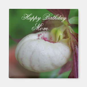 Aimant Fleur d'orchidée de Madame pantoufle de maman de