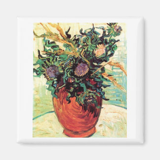 Aimant Fleur et chardons Van Gogh Art