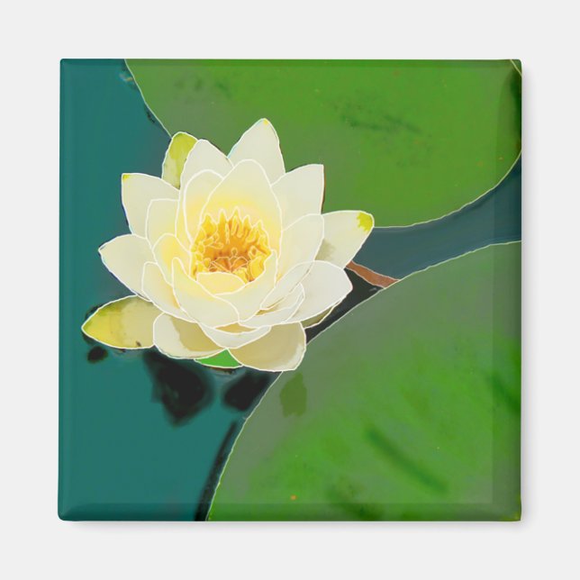 Aimant Fleur Lotus (Devant)