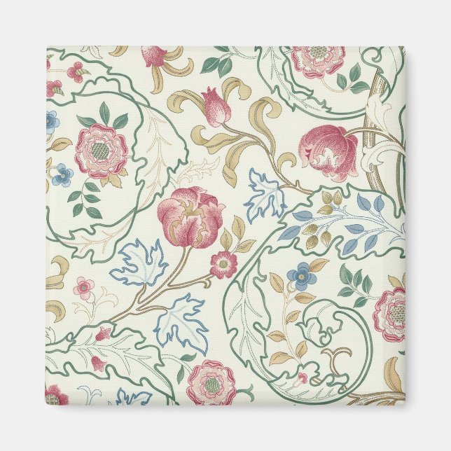Aimant Fleur, Motif Floral, William Morris (Devant)