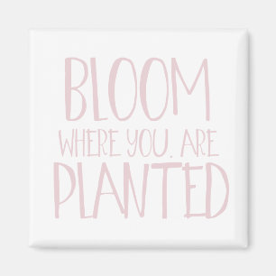 Aimant Fleur où vous êtes planté