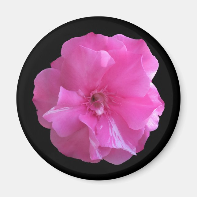 Aimant Fleur rose (Devant)