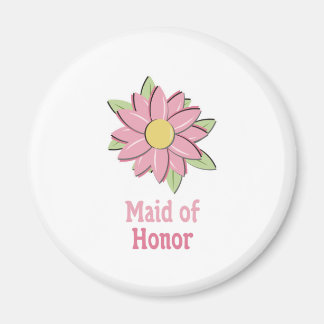 Aimant Fleur rose bonne d'honneur
