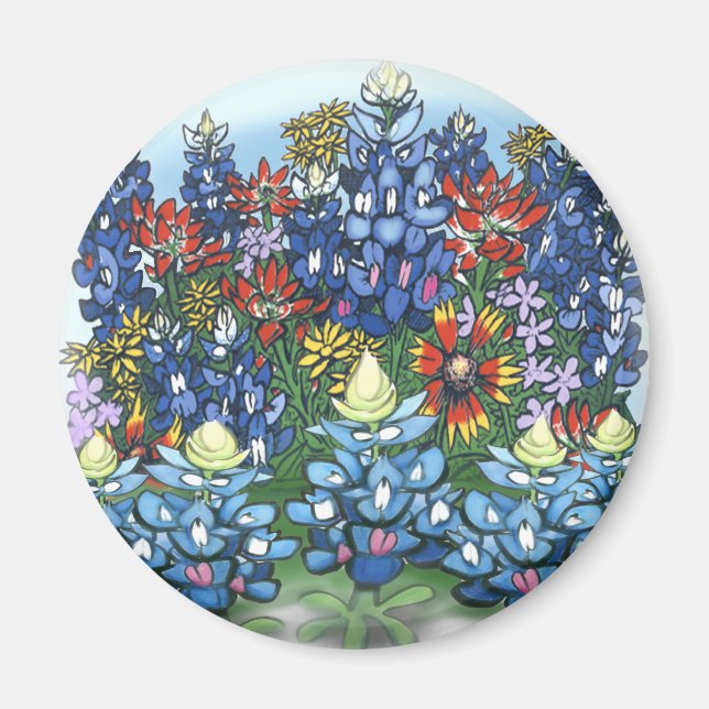 Aimant Fleur sauvage (Devant)