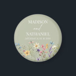 Aimant Fleur sauvage Fleur Fleur Flore Jardin Mariage<br><div class="desc">Ce sont des Magnets de mariage Fleur sauvage vert Fleur Fleur Fleur Fleur Fleur Florale !</div>