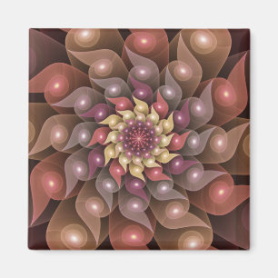 Aimant Fleur surréaliste brillante Art fractal abstrait m
