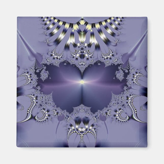 Aimant Fleur violette (Devant)