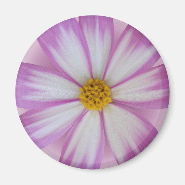 Aimant Fleur violette claire (Devant)