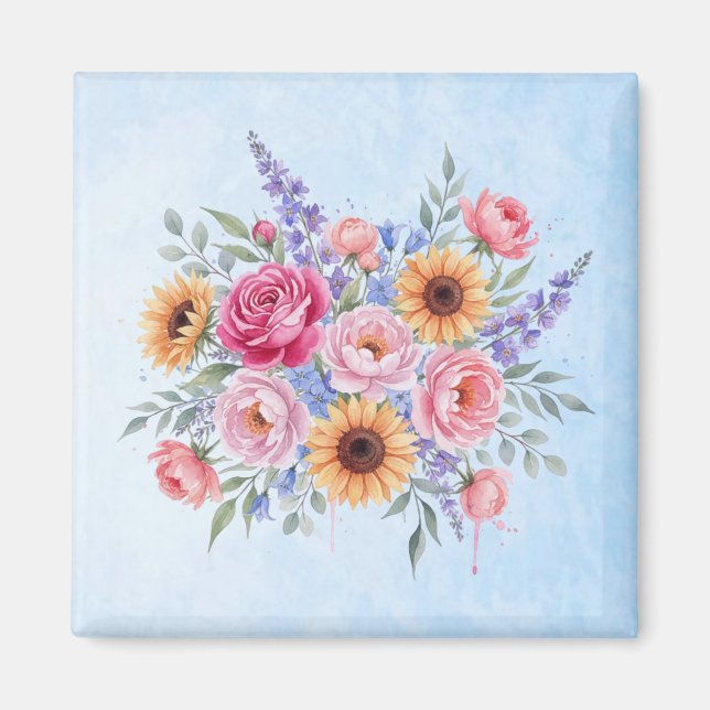 Aimant Fleurs (Devant)