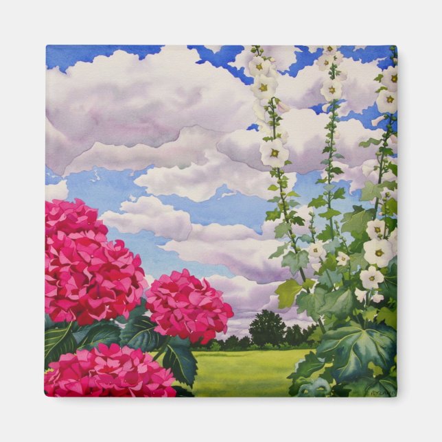 Aimant Fleurs au bord d'une prairie 2008 (Devant)