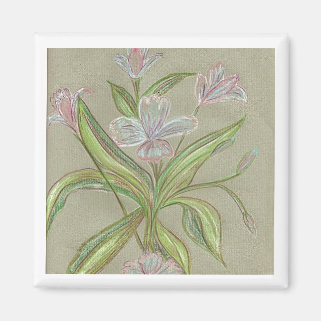 Aimant Fleurs d'Amilia (Devant)