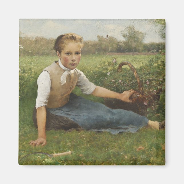Aimant Fleurs de cueillette | 1882 (Devant)