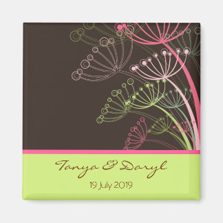 Aimant Fleurs de Dandelion Rose Douce Floral Économisez L