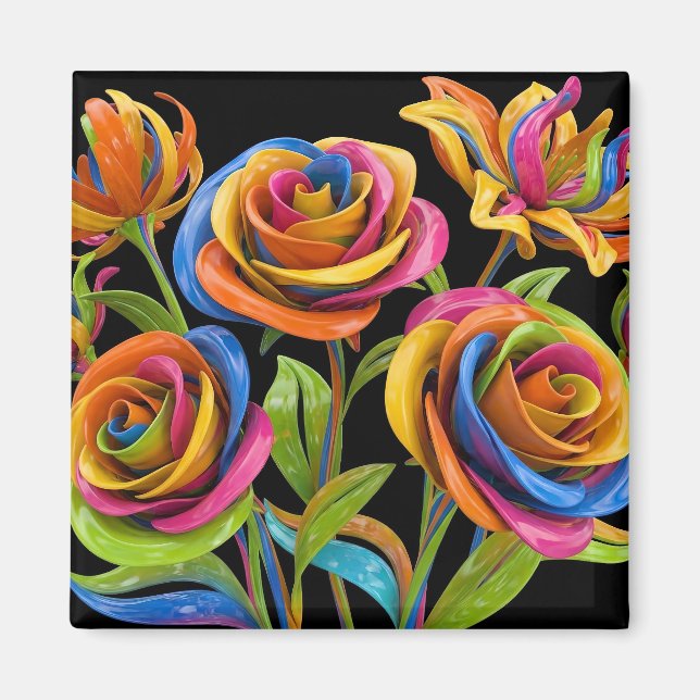 Aimant Fleurs de l'esprit (Devant)