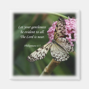 Aimant Fleurs de papillon de 4:5 de Philippiens