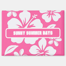 Fleurs de plage rose tropicale