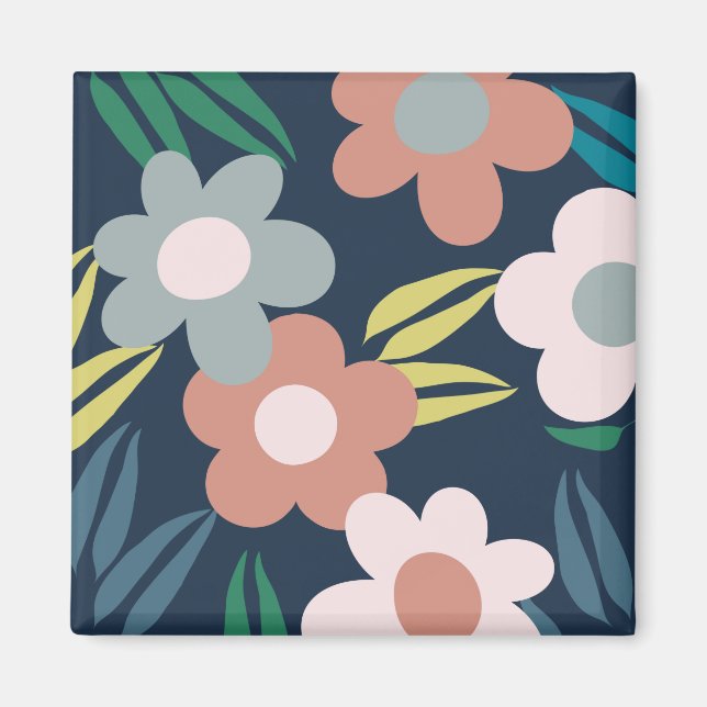Aimant Fleurs de printemps (Devant)