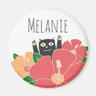Aimant Fleurs de printemps chatoyantes Cute personnalisée