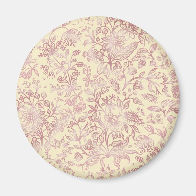 Aimant Fleurs décoratives 18 (Devant)