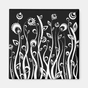 Aimant fleurs d'imaginaire
