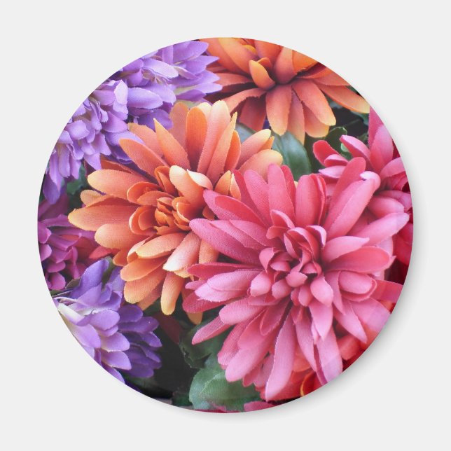 Aimant Fleurs éclatantes (Devant)