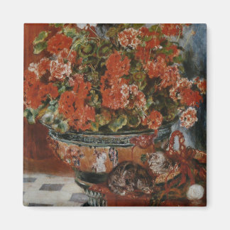Aimant Fleurs et Chats (Fleurs et Conversations) Renoir