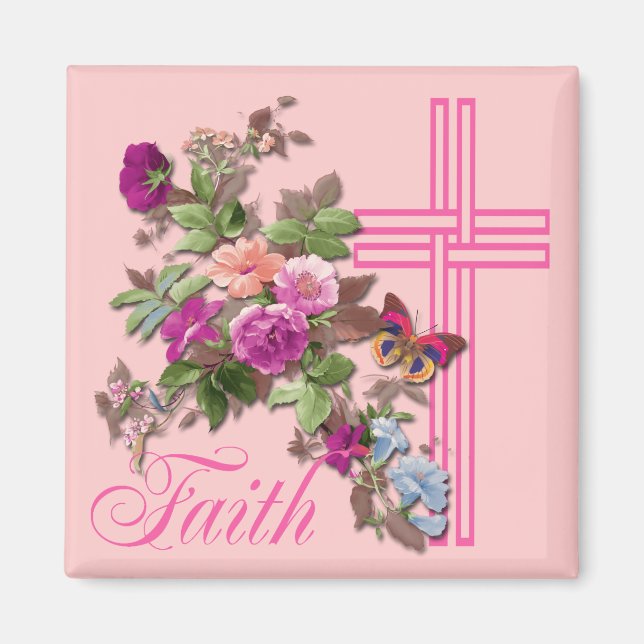 AIMANT FLEURS ET FOI (Devant)