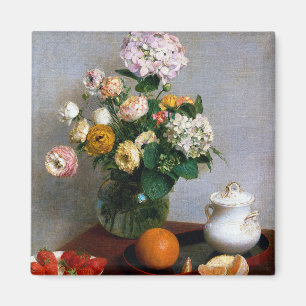 Aimant Fleurs et fruits, Henri Fantin-Latour