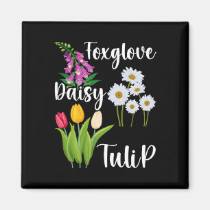 Aimant Fleurs Florales Subtiles Anti Trump Digitale Foxgl