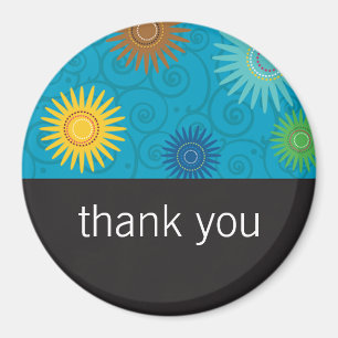 Aimant Fleurs géniales sur l'aimant d'Aqua