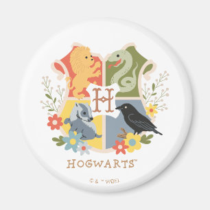 Aimant Fleurs Magiques Blason HOGWARTS™