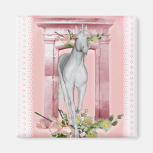 Aimant Fleurs mignonnes 1 de licorne