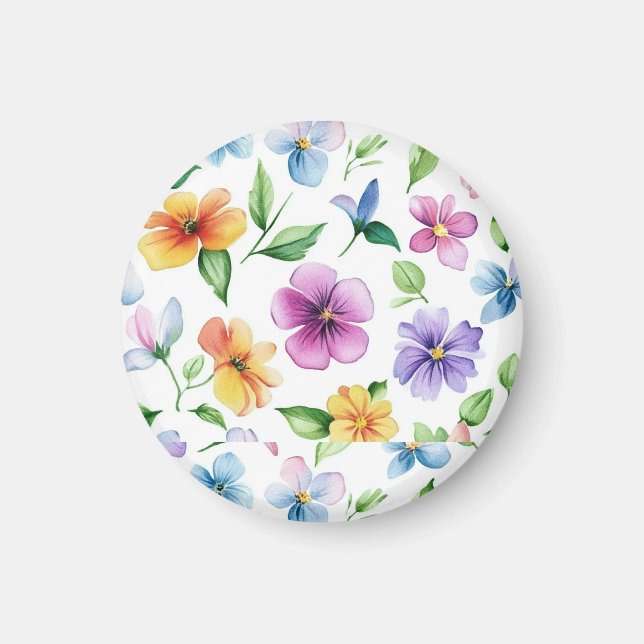 Aimant Fleurs Motif Floral Sublimation-95652 (Devant)