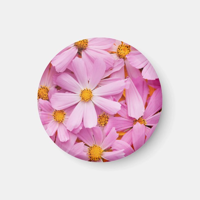 Aimant Fleurs roses (Devant)