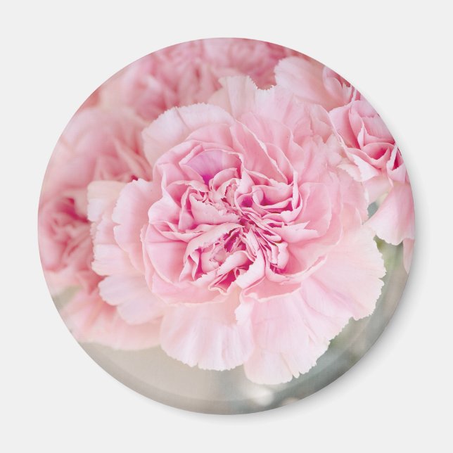 Aimant Fleurs roses roses (Devant)
