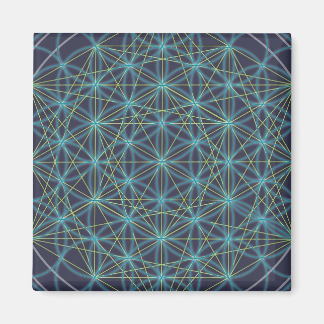 Aimant Fleurs sacrées (Devant)