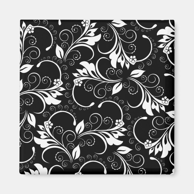 Aimant Fleurs vintages (Devant)