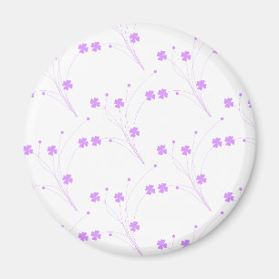 Aimant Fleurs violettes Lilac, Petite Impression Florale