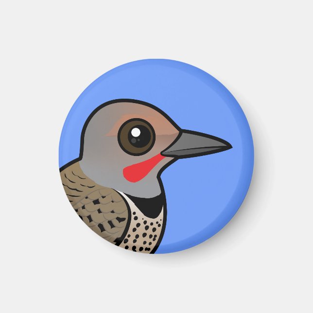 Aimant Flicker du Nord (feuilleté rouge) (Devant)