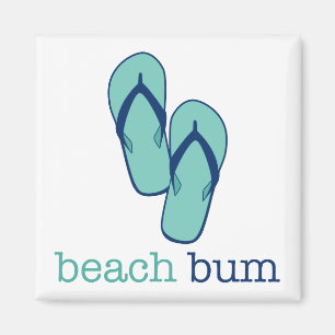 Aimant Flip Flops Beach Bum