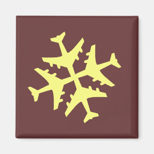 Aimant Flocon de neige d'avion