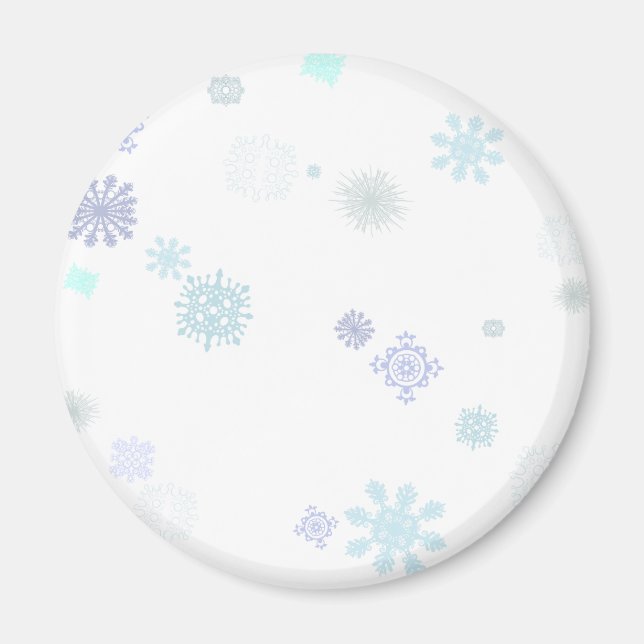 Aimant Flocons de neige pâles (Devant)