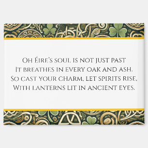 Aimant Floraison celtique