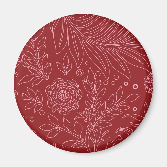 Aimant Floral Design 30 (Devant)