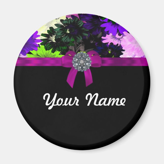Aimant Floral multicolore (Devant)