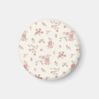 Aimant Floral Pastel - Design Fleur Rose Doux