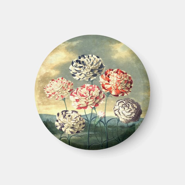 Aimant floral vintage (Devant)