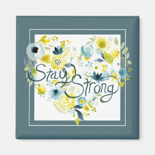 Aimant Flore de coeur I