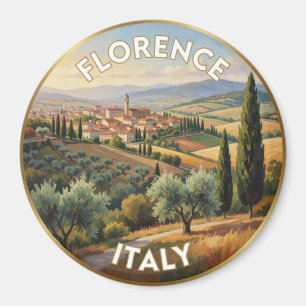 Aimant Florence Collines toscanes Italie Scène de voyage