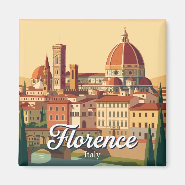 Aimant Florence, Italie (Devant)